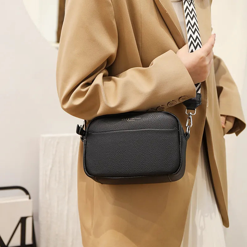 Valenzora | Schultertasche aus Leder für Damen