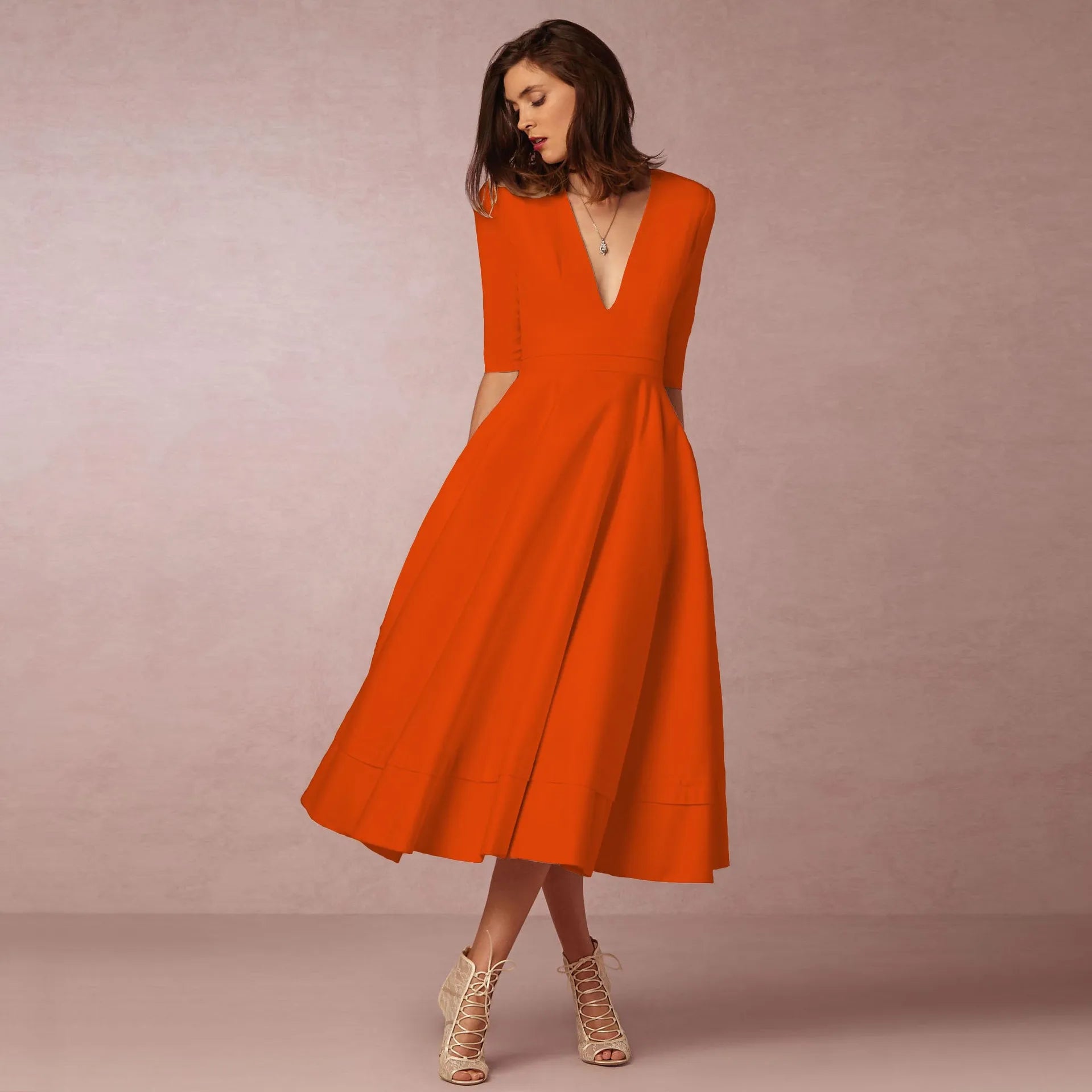 Valenzora | Elegantes langes Damenkleid
