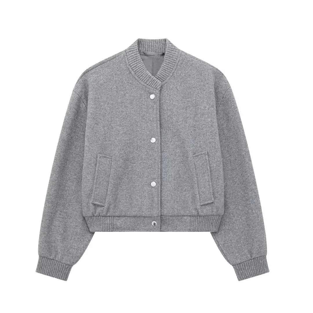 Valenzora | Stilvolle kurze Bomberjacke