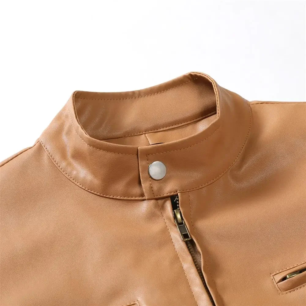 Valenzora | Zeitlose Lederjacke mit Biker-Flair