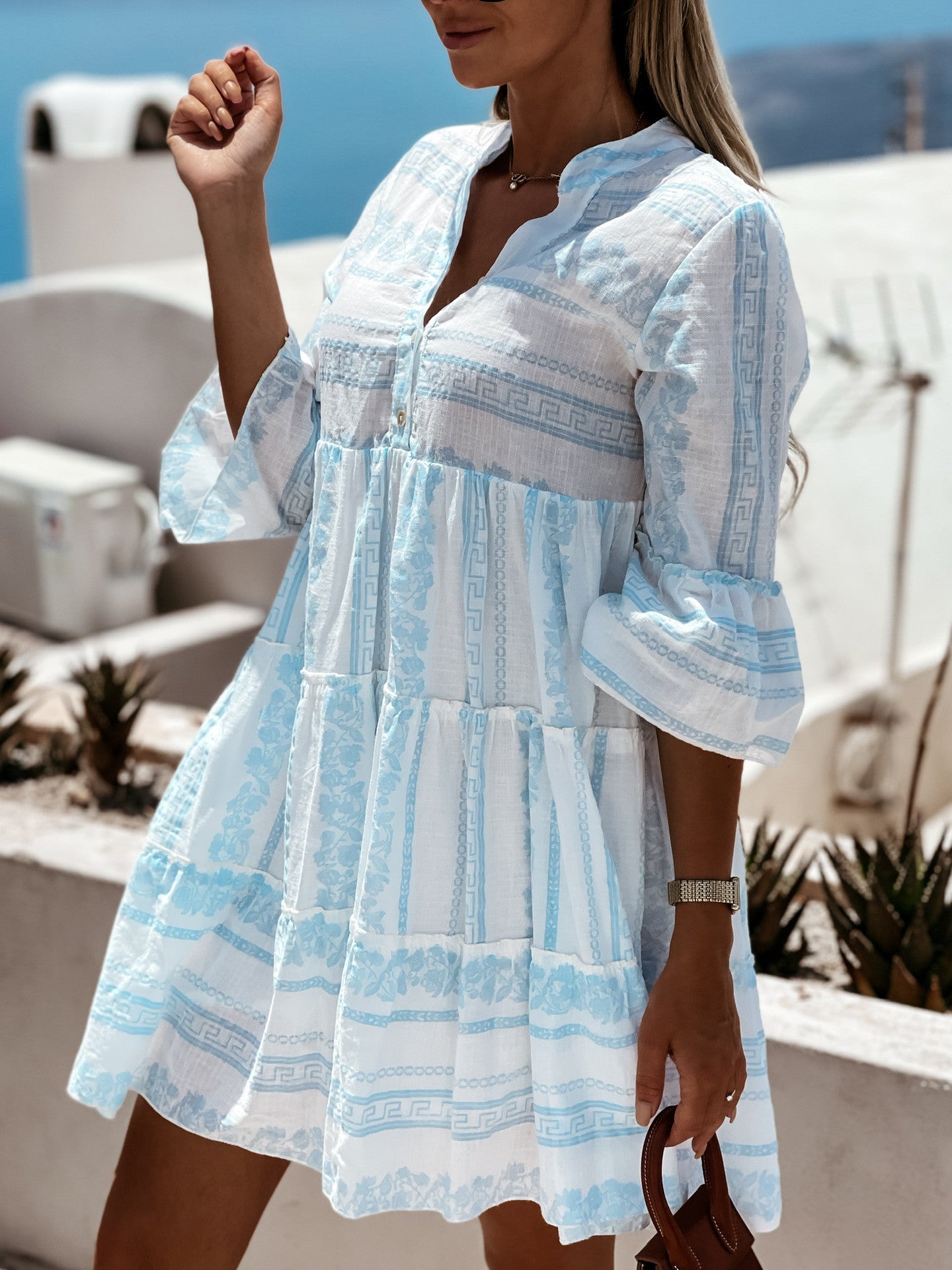 Valenzora | Boho layered tunic dress Millana
