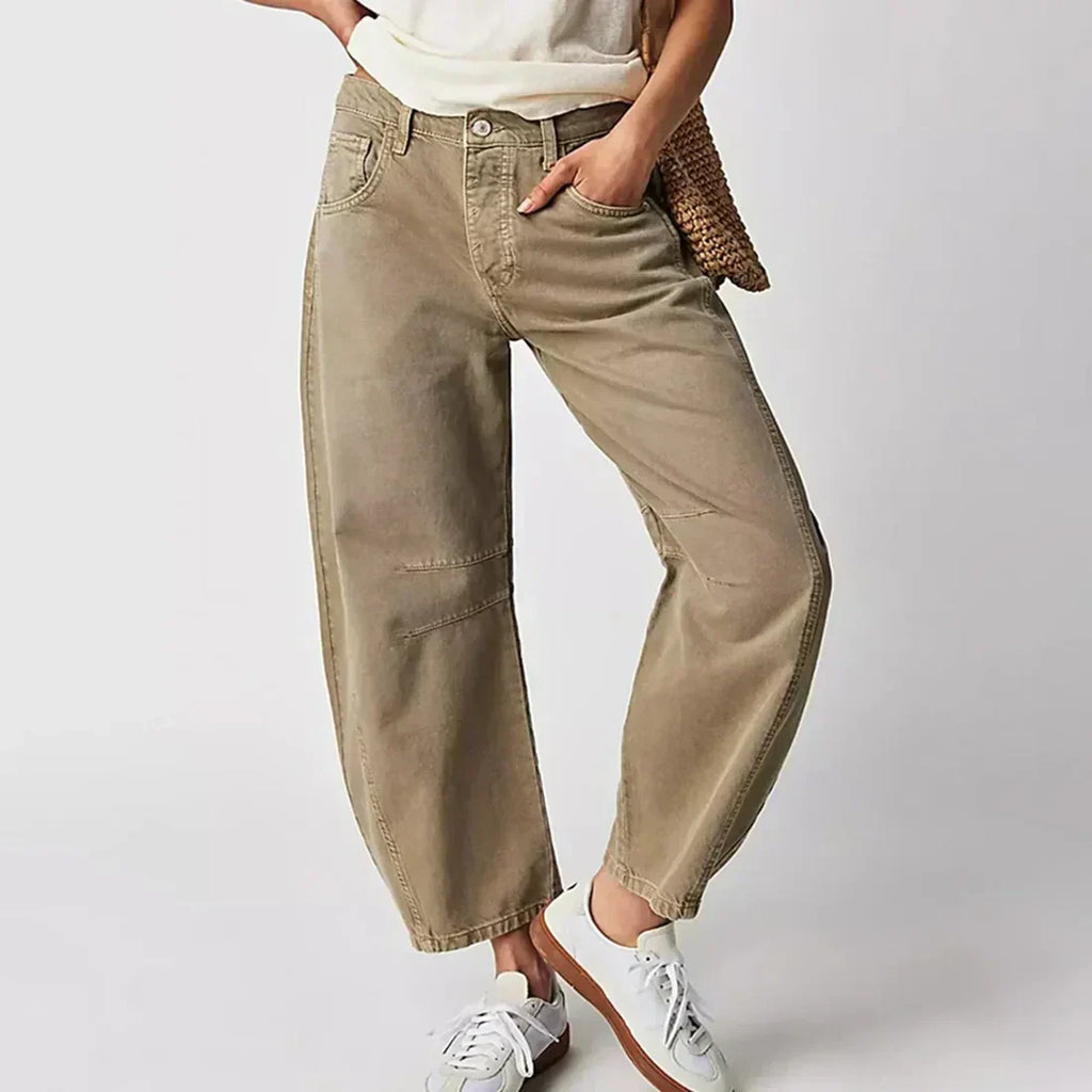 Valenzora | Mid-Rise-Jeans mit schmal zulaufendem Bein für Damen