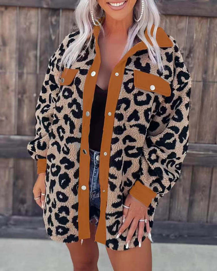 Valenzora - Fashion Leopard Coat