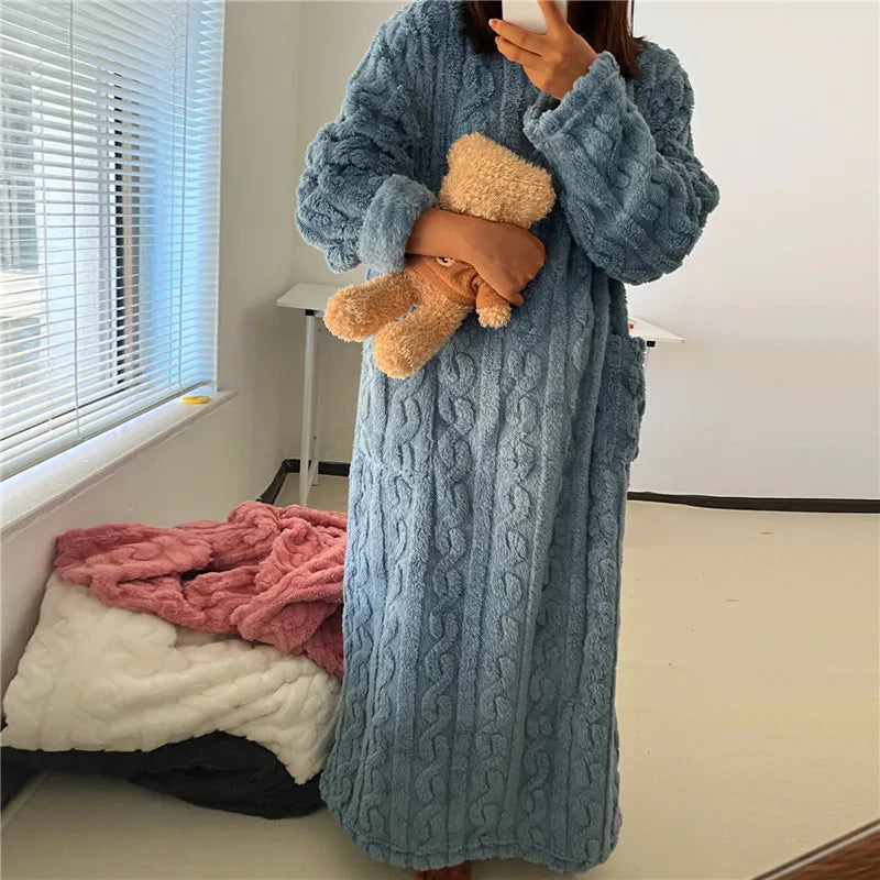 Valenzora | Fleece Teddy Dress