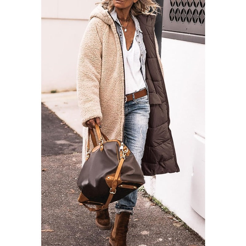 Valenzora | Double-breasted reversible jacket for women