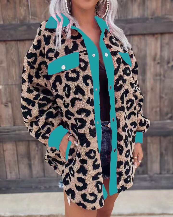 Valenzora - Fashion Leopard Coat