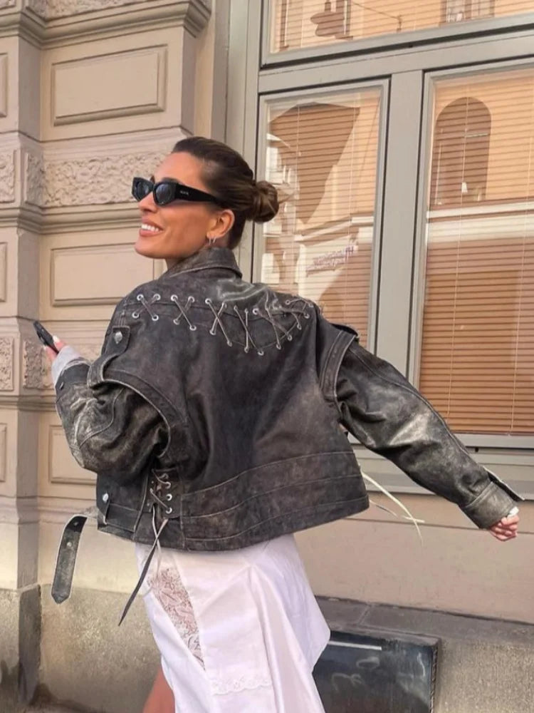 Valenzora | See Vegan Leather Jacket Timeless and Sustainable