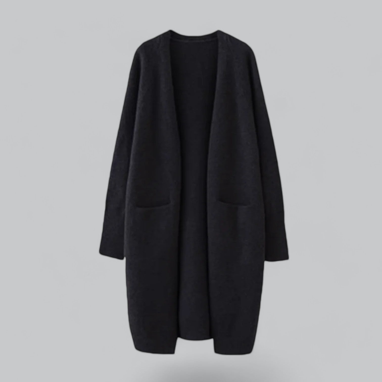 Valenzora | Classic Long Cashmere Cardigan for Women