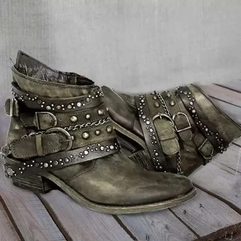Valenzora | Elegante Stiefeletten mit Nieten