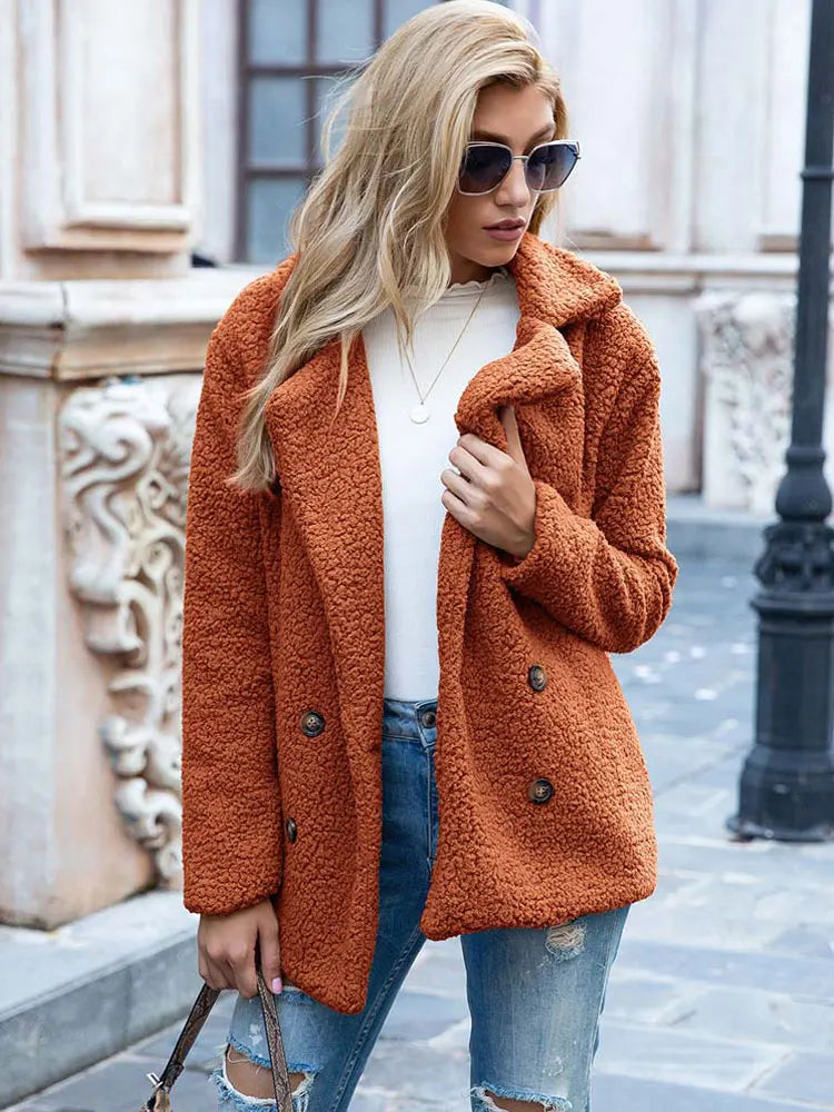 Faux fur jacket