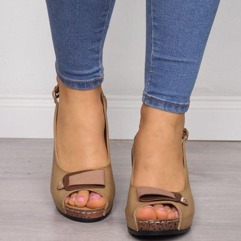 Valenzora | Orthopedic heeled sandals for pain-free walking