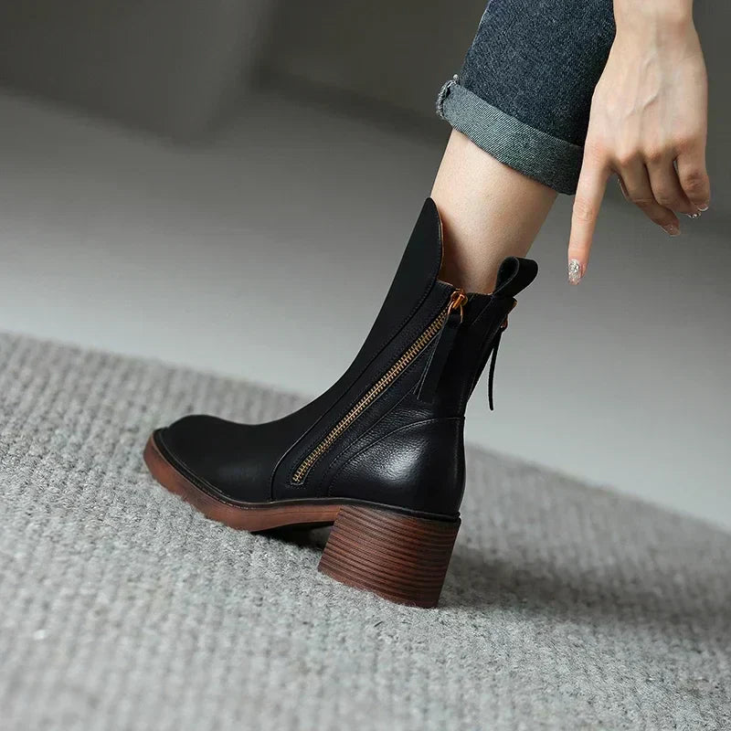 Valenzora | Elegante Stiefel aus hochwertigem Leder