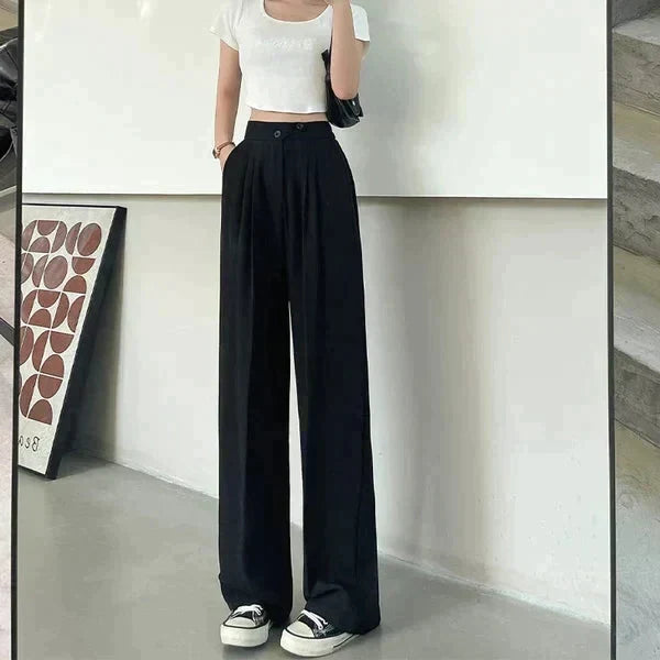 Valenzora - Women's Chic Wide Leg Trousers