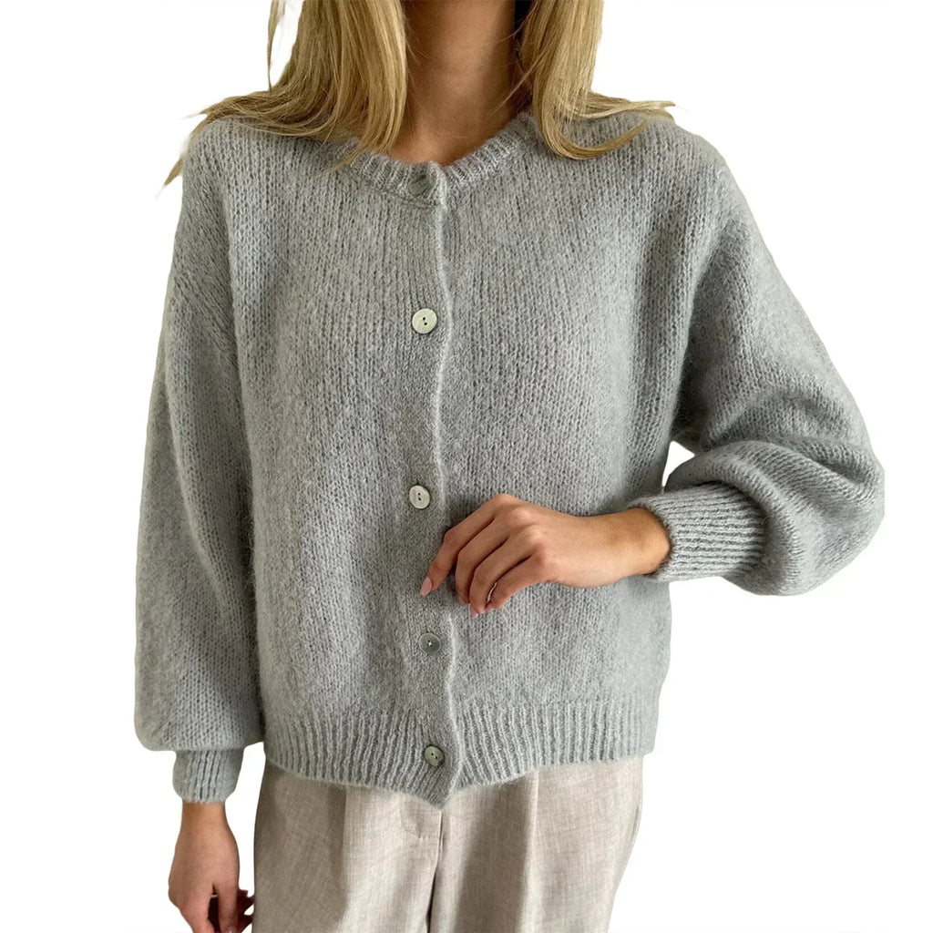 Valenzora | Long-sleeved knit cardigan