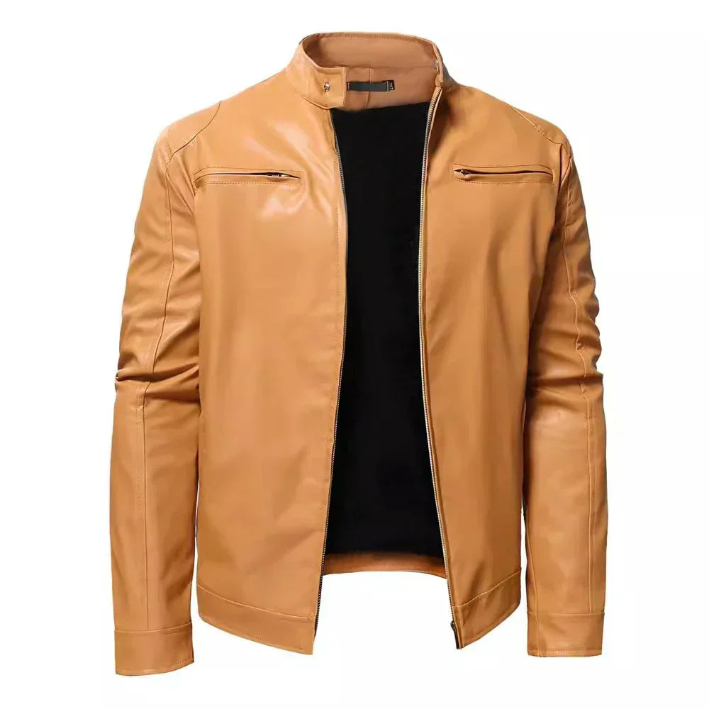 Valenzora | Zeitlose Lederjacke mit Biker-Flair