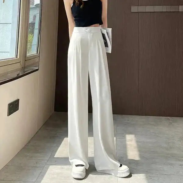 Valenzora - Women's Chic Wide Leg Trousers