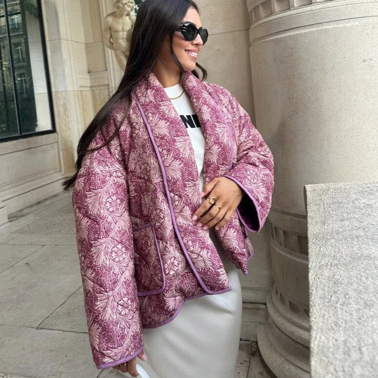 Valenzora | Elegant printed jacket for women