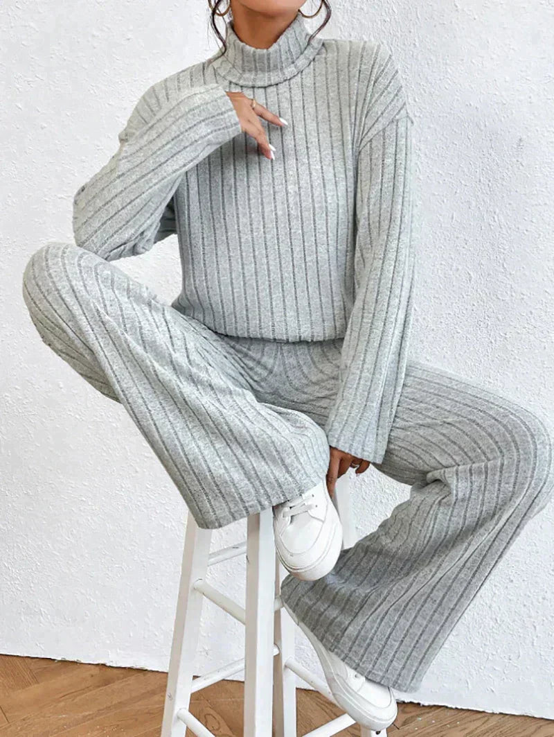 Darlene™ – Strickhose und Rollkragenpullover für Damen