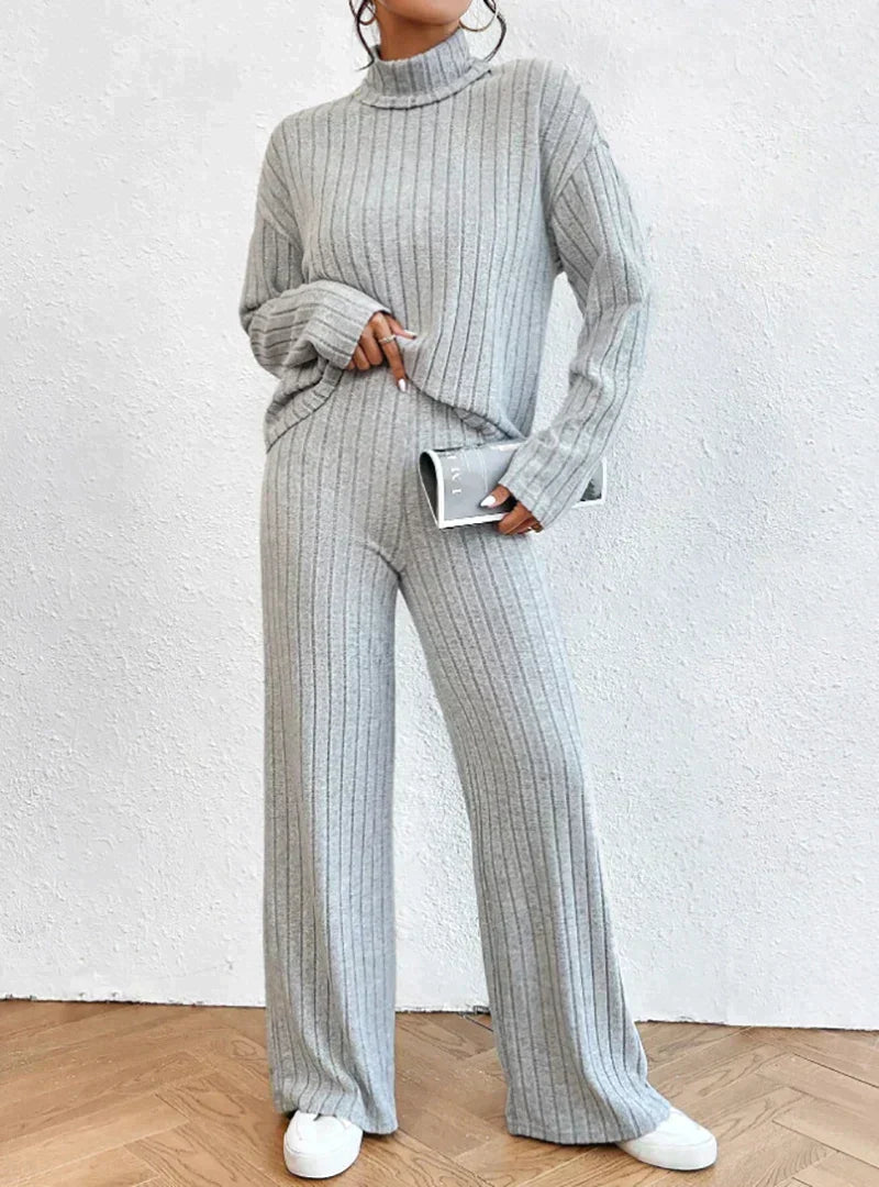Darlene™ – Strickhose und Rollkragenpullover für Damen
