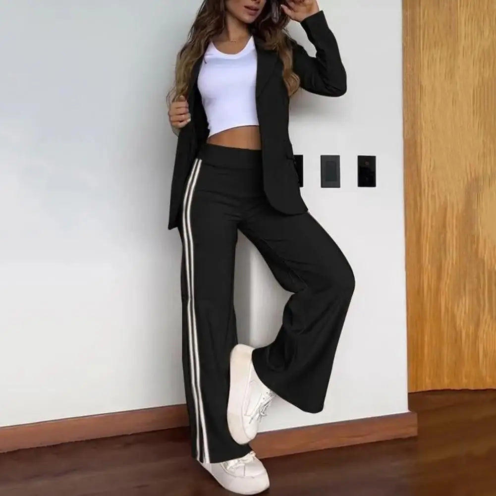 Valenzora | Women's shirt and trousers set, elegant and fashionable
