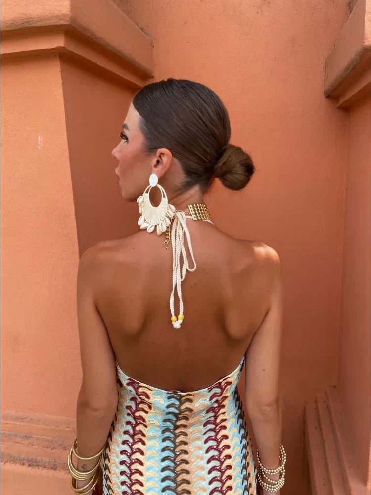 Valenzora | Sleeveless dress with V-neck