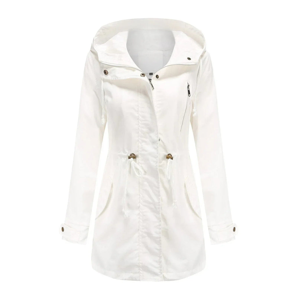 Valenzora | Trendy rain jacket with double