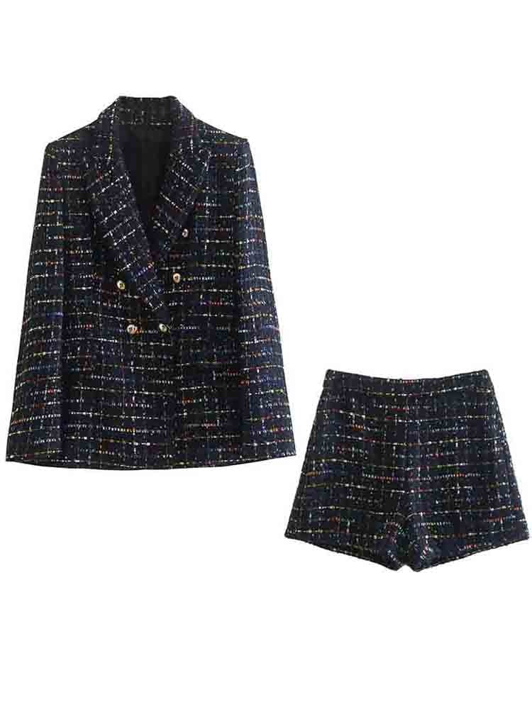 Valenzora - Damen Blazer Set aus Wolle