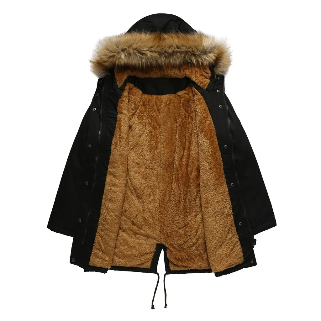 Valenzora – Langer Parka mit Fell