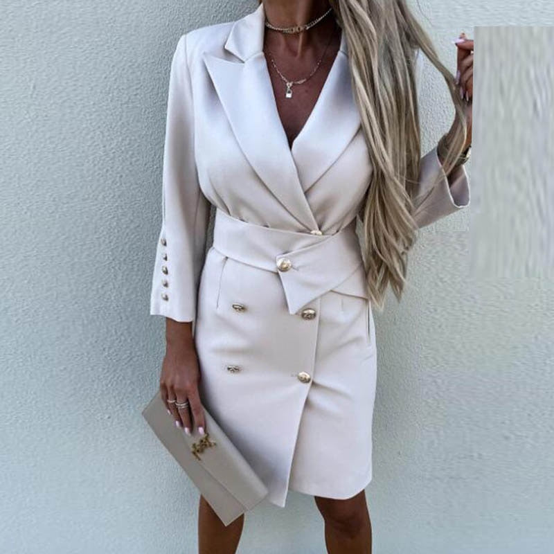 Valenzora | Boho Blazer Dress with Buttons - Stylish and Versatile