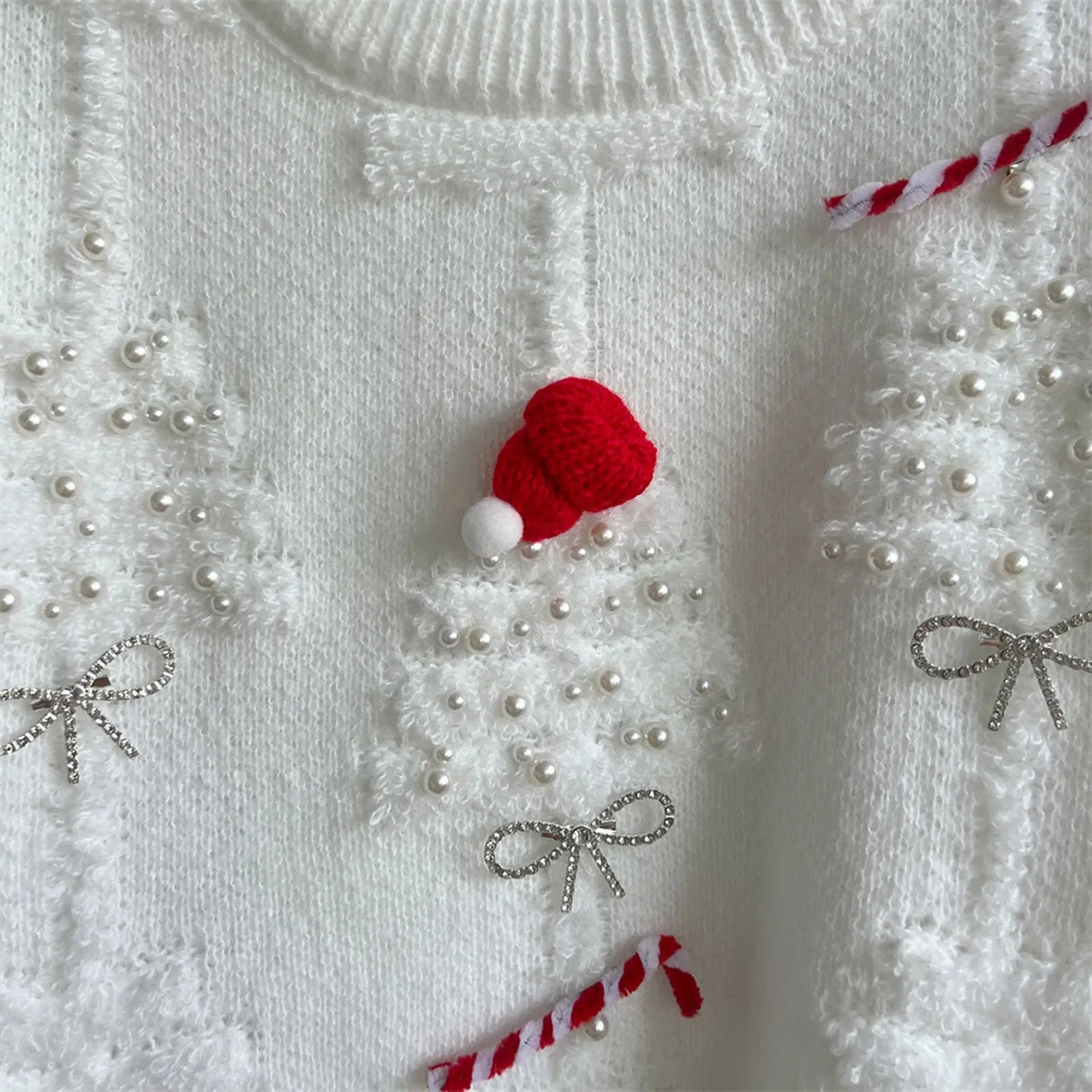 Valenzora – Hässlicher Weihnachtspullover – Damen Winterpullover mit Weihnachtsmotiv