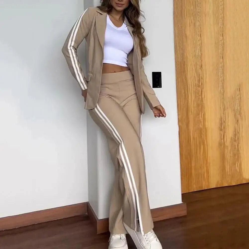 Valenzora | Women's shirt and trousers set, elegant and fashionable