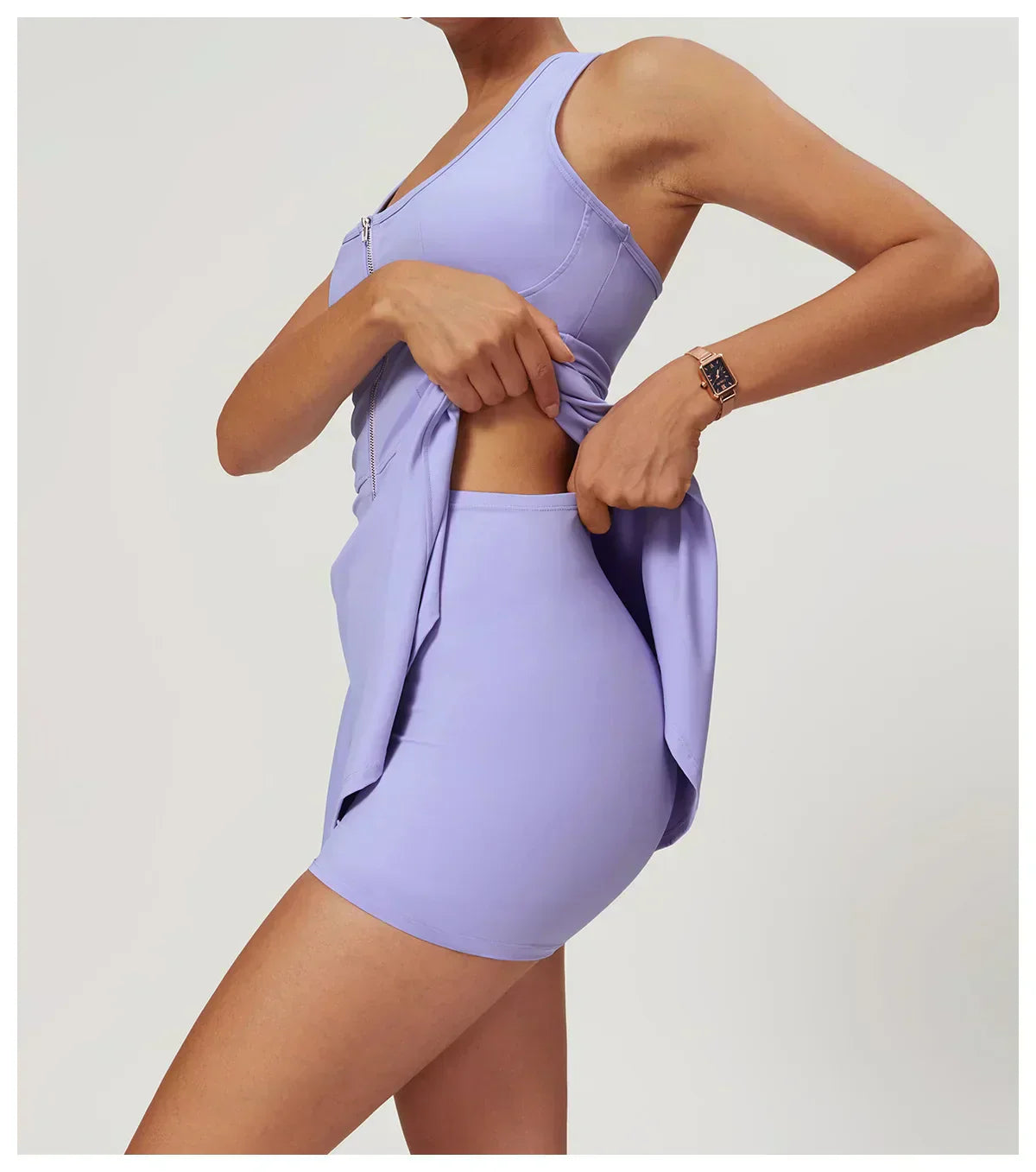 Valenzora | Sports dress with shorts