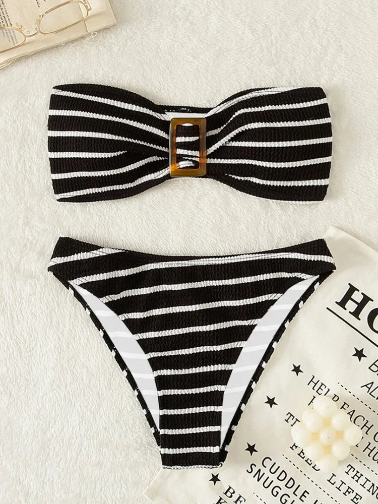 Valenzora Bandeau Bikini Set