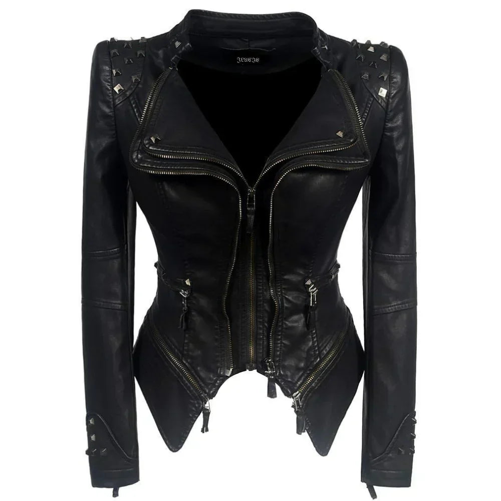 Valenzora | Stilvolle Lederjacke für Damen