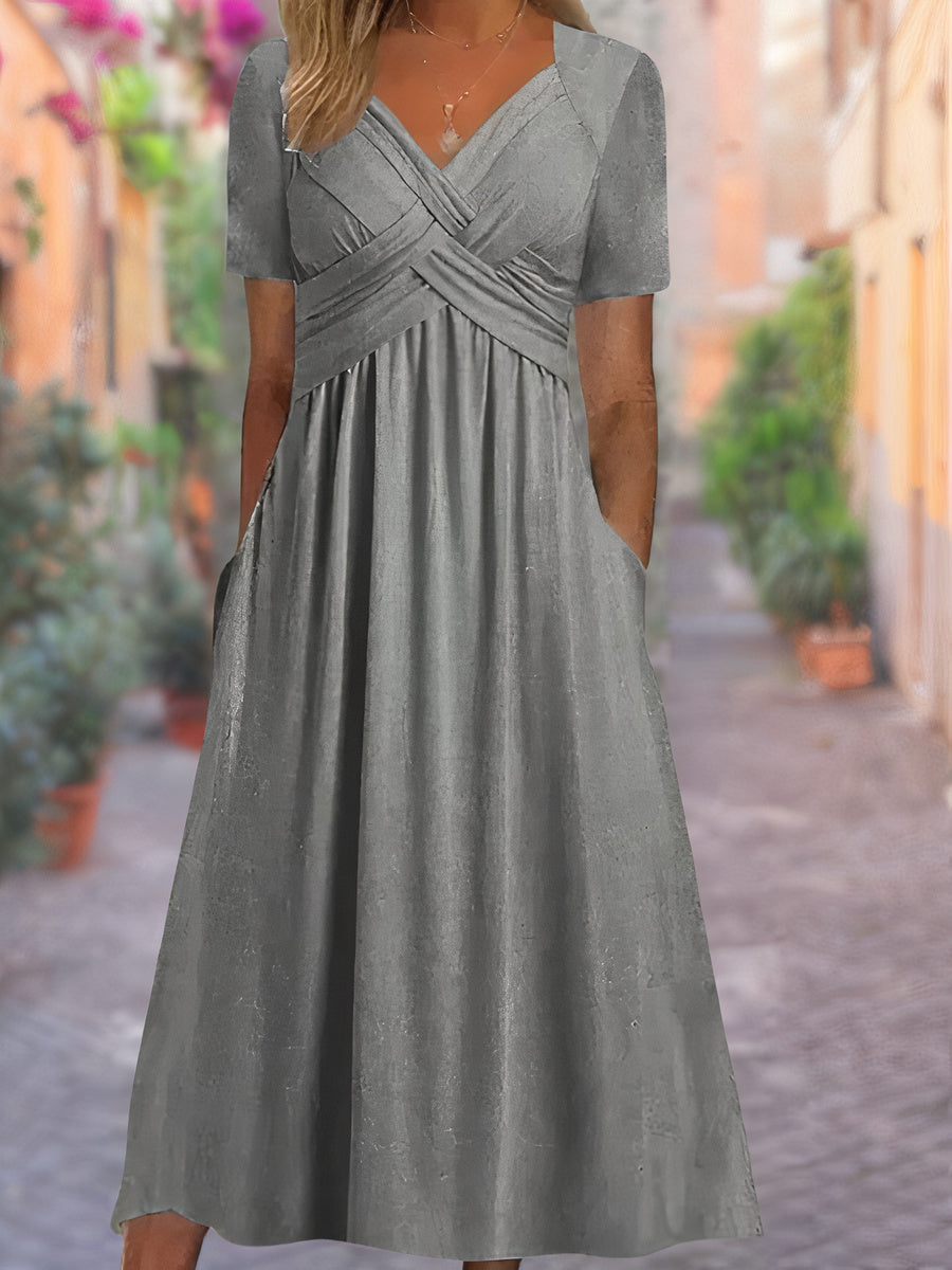 Valenzora | Midikleid mit Seitentaschen