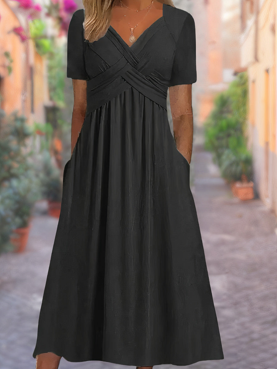 Valenzora | Midikleid mit Seitentaschen