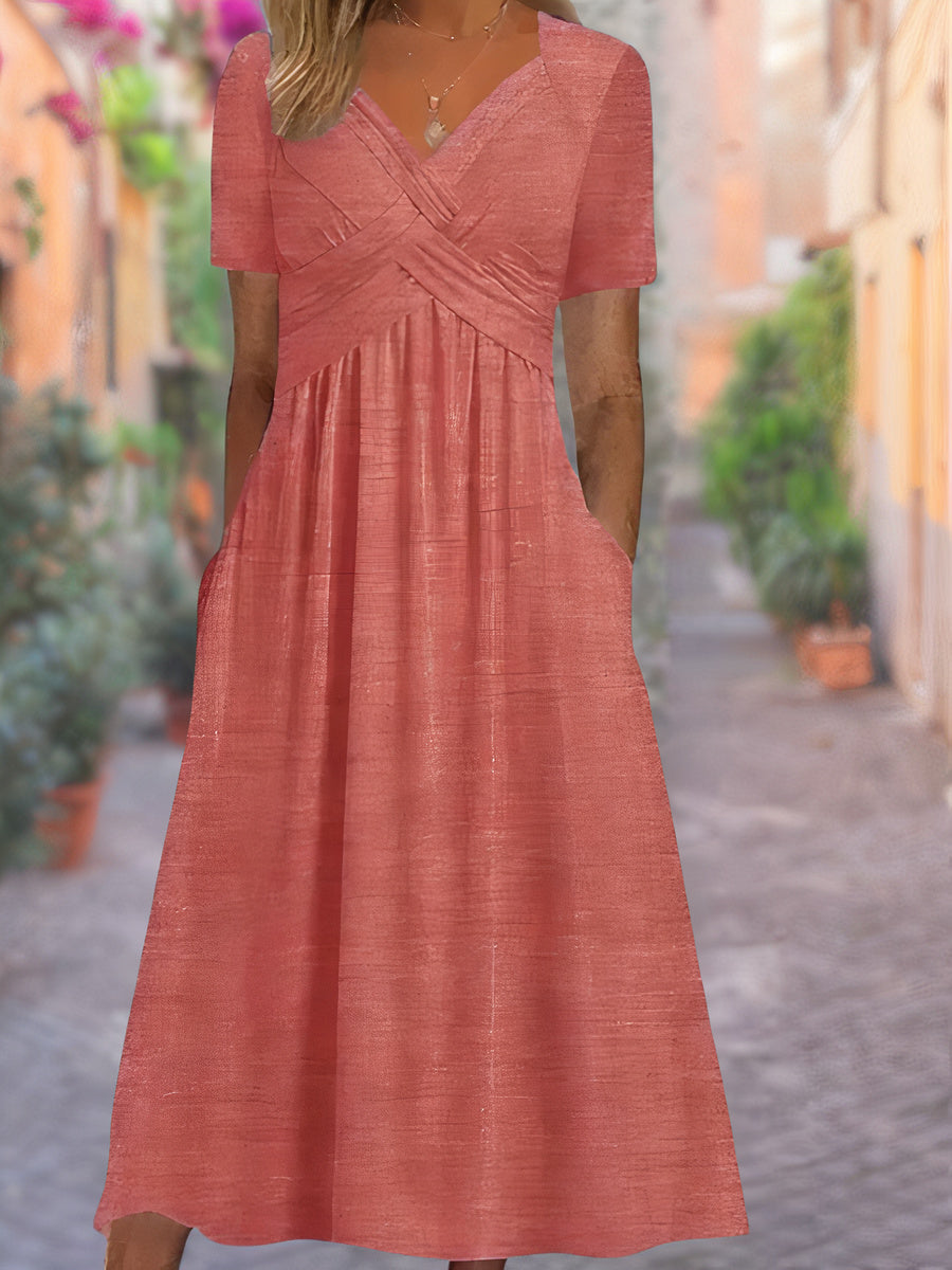 Valenzora | Midikleid mit Seitentaschen