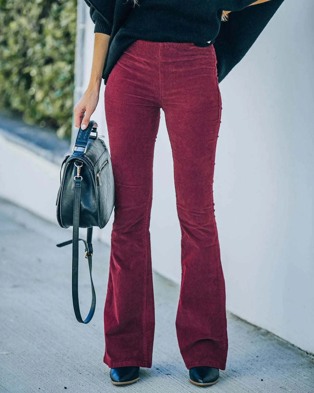 Valenzora | High-waisted flared trousers for women