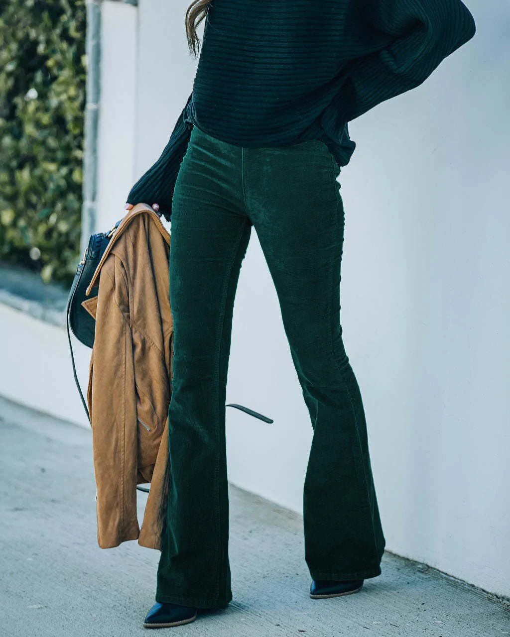 Valenzora | High-waisted flared trousers for women