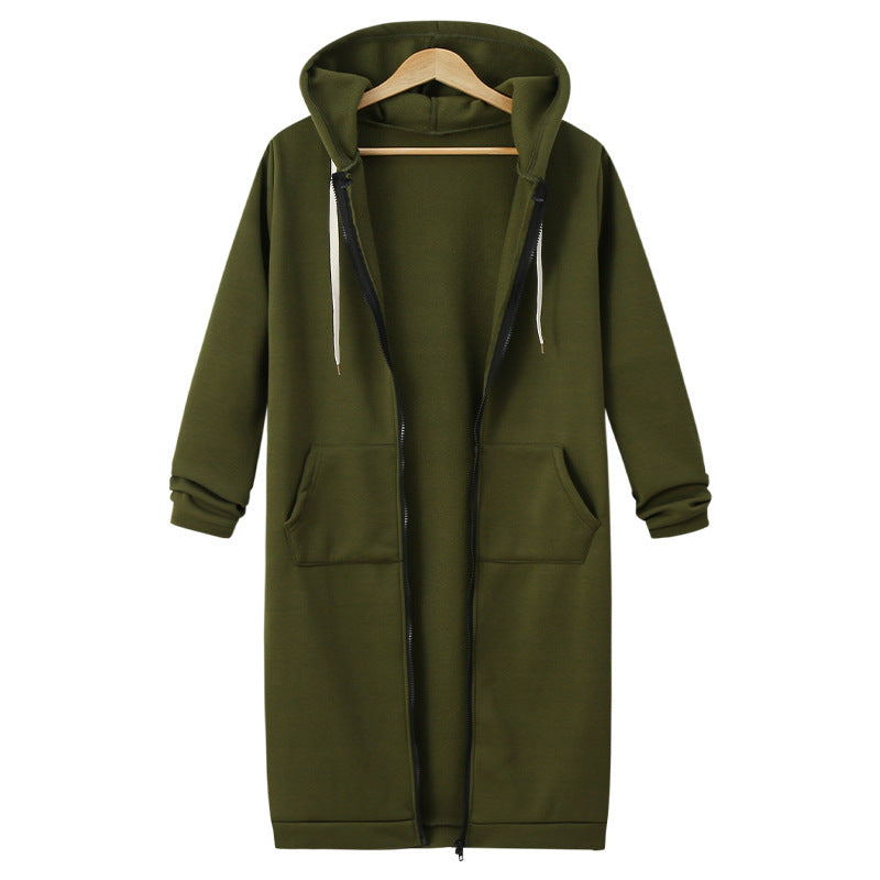 Valenzora | Lange Kapuzenjacke