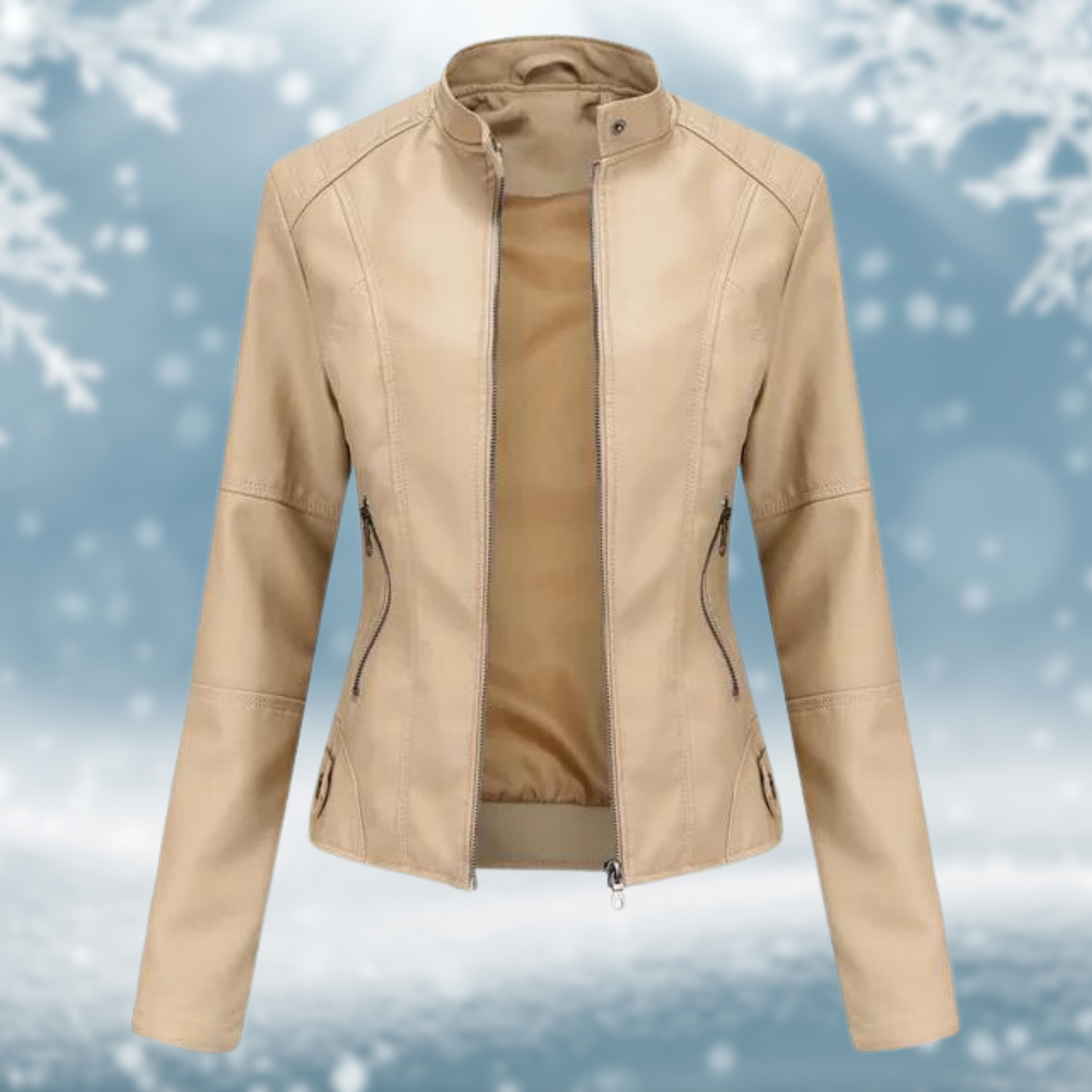 Vegan leather jacket