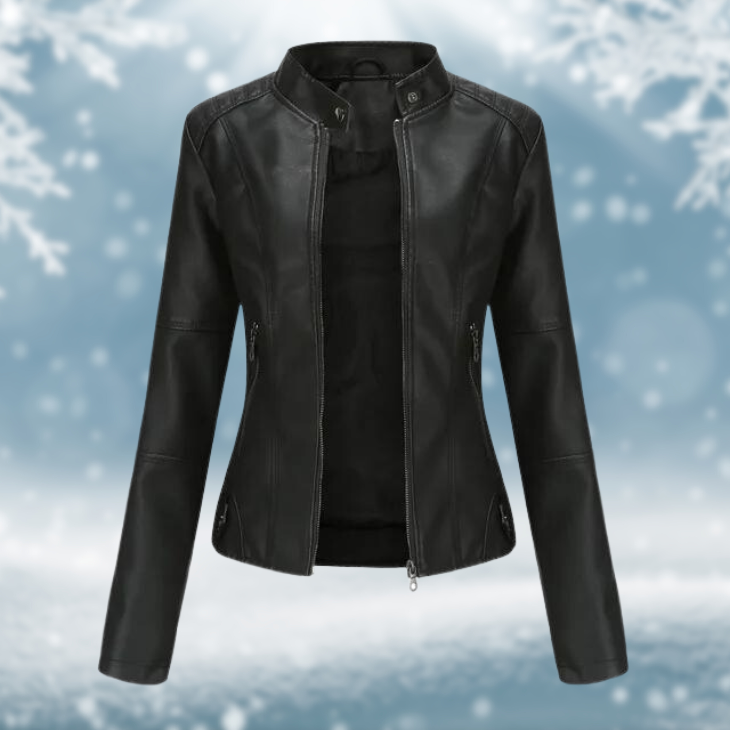Vegan leather jacket