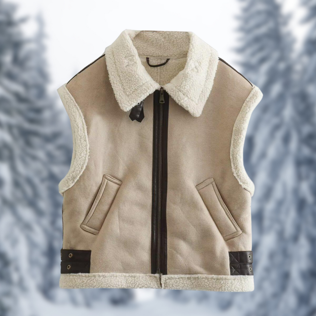 Winter fur vests