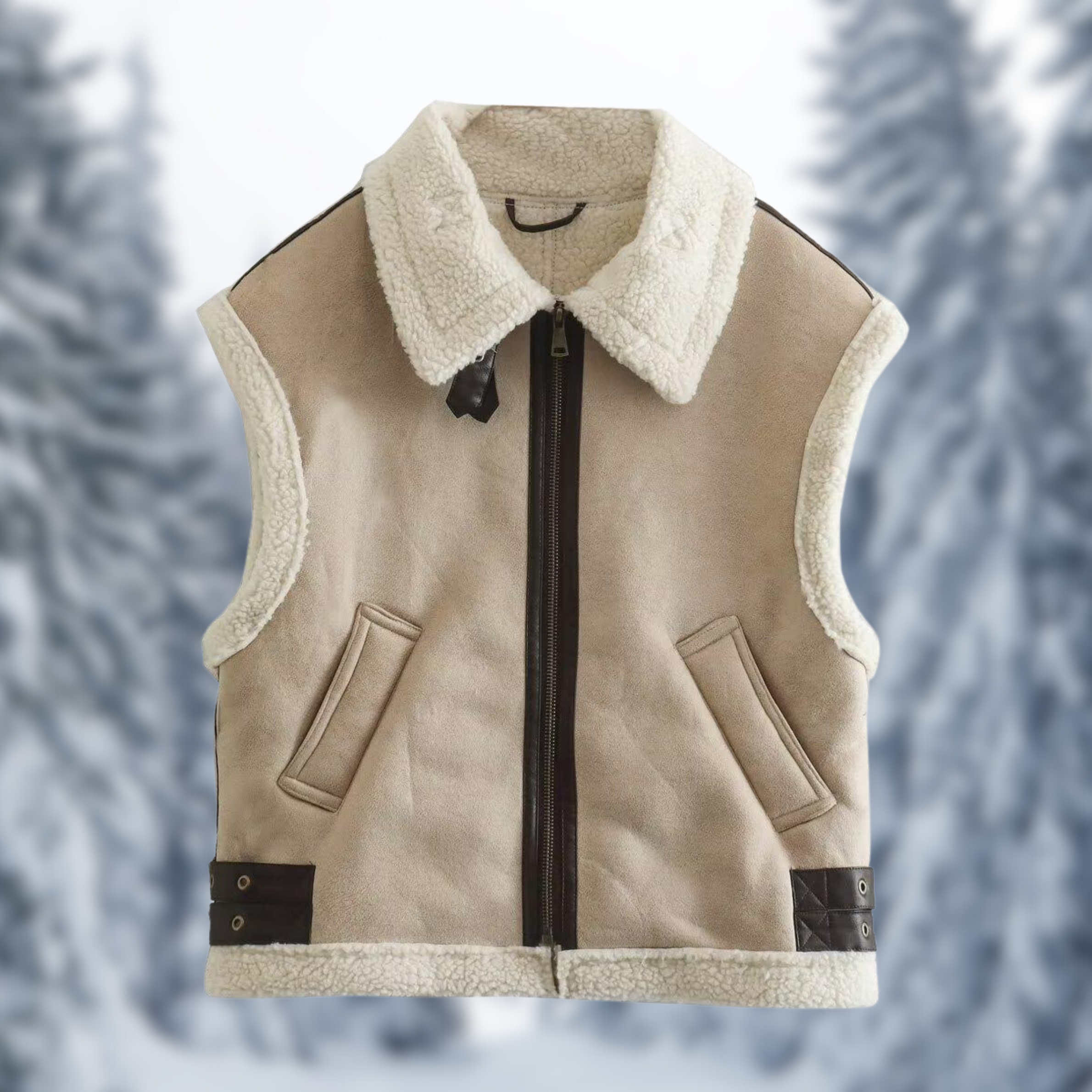 Winter fur vests