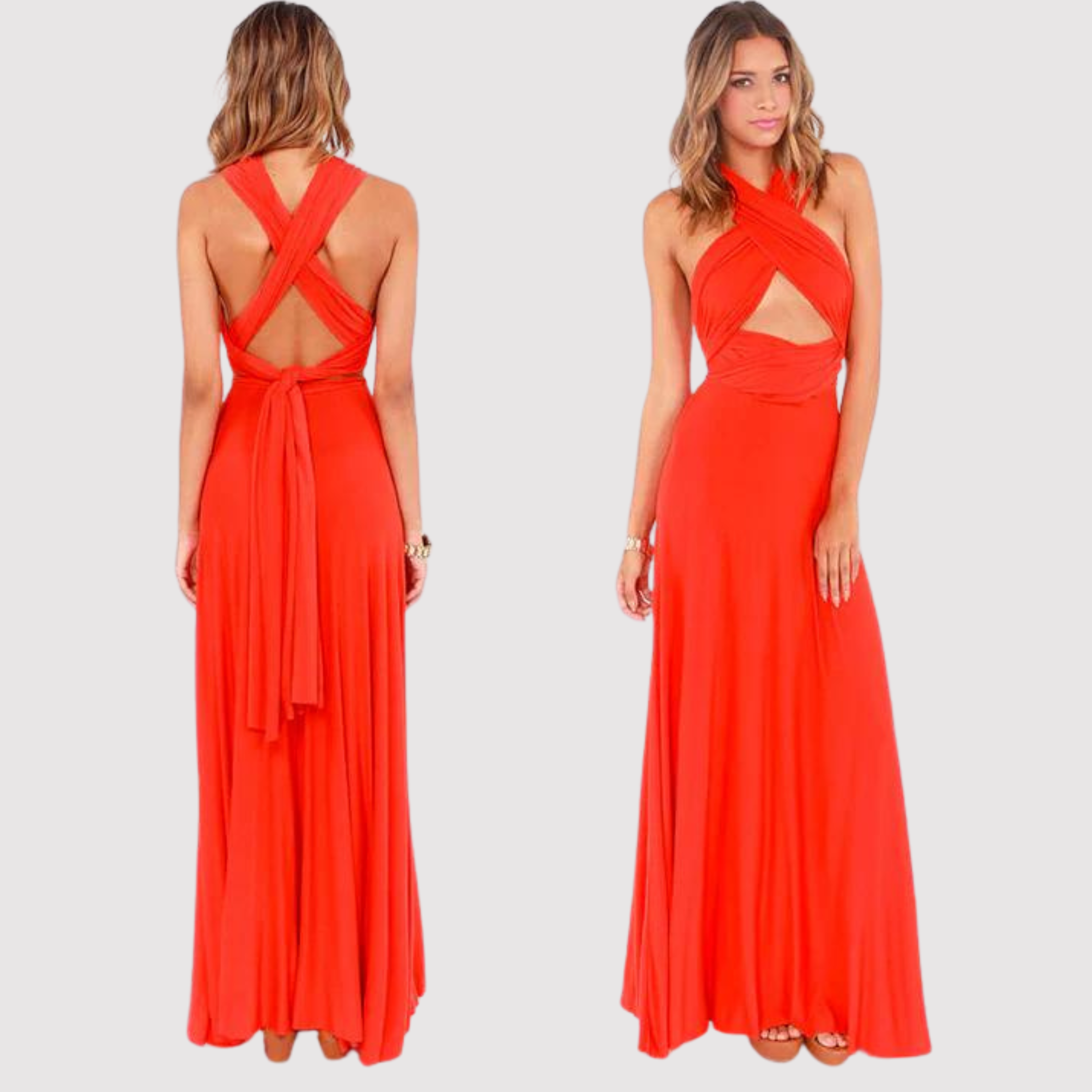 Valenzora | Versatile Elegant Dress in a Versatile Wrap Look