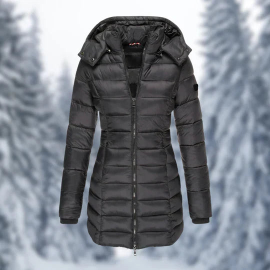 Valenzora - Women's winter coat with detachable hood