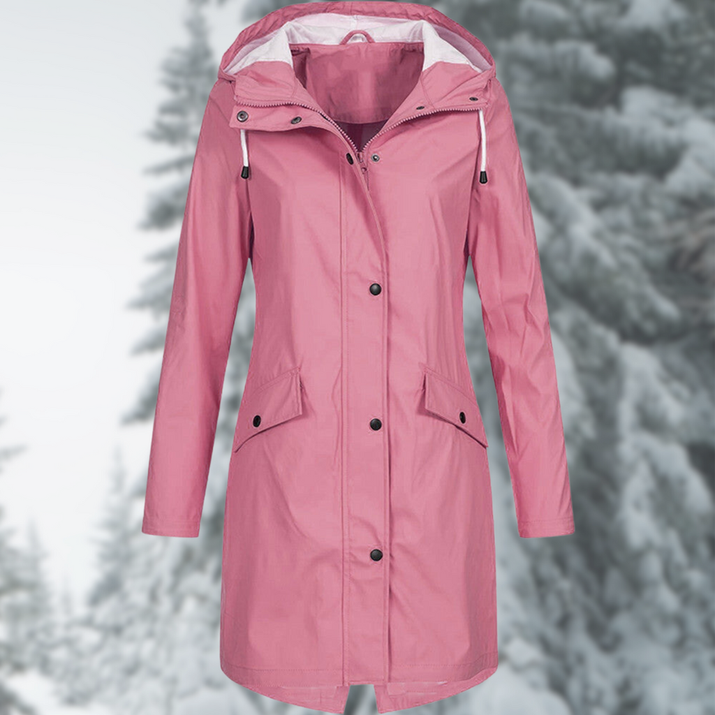 Valenzora | Fashionable, long and waterproof raincoat