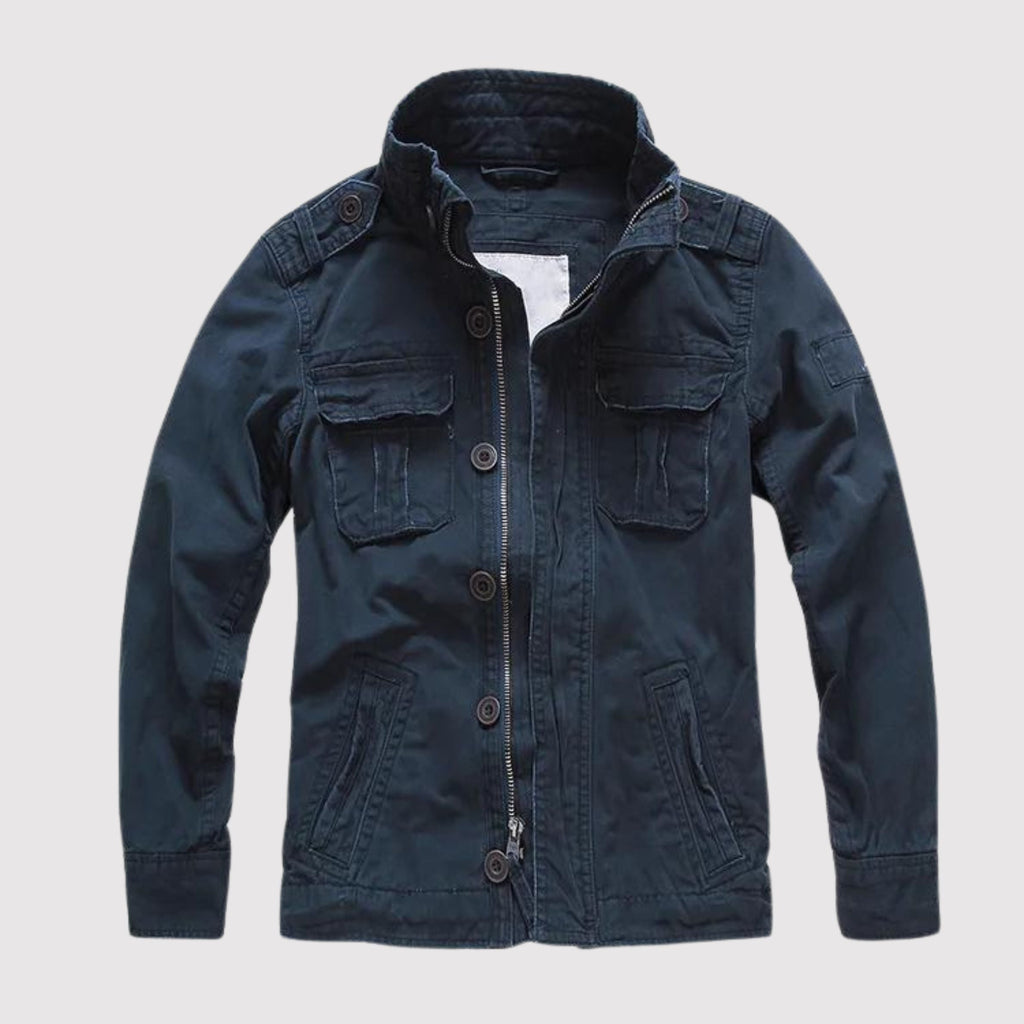 Valenzora | Retro-Jeansjacke mit mehreren Taschen