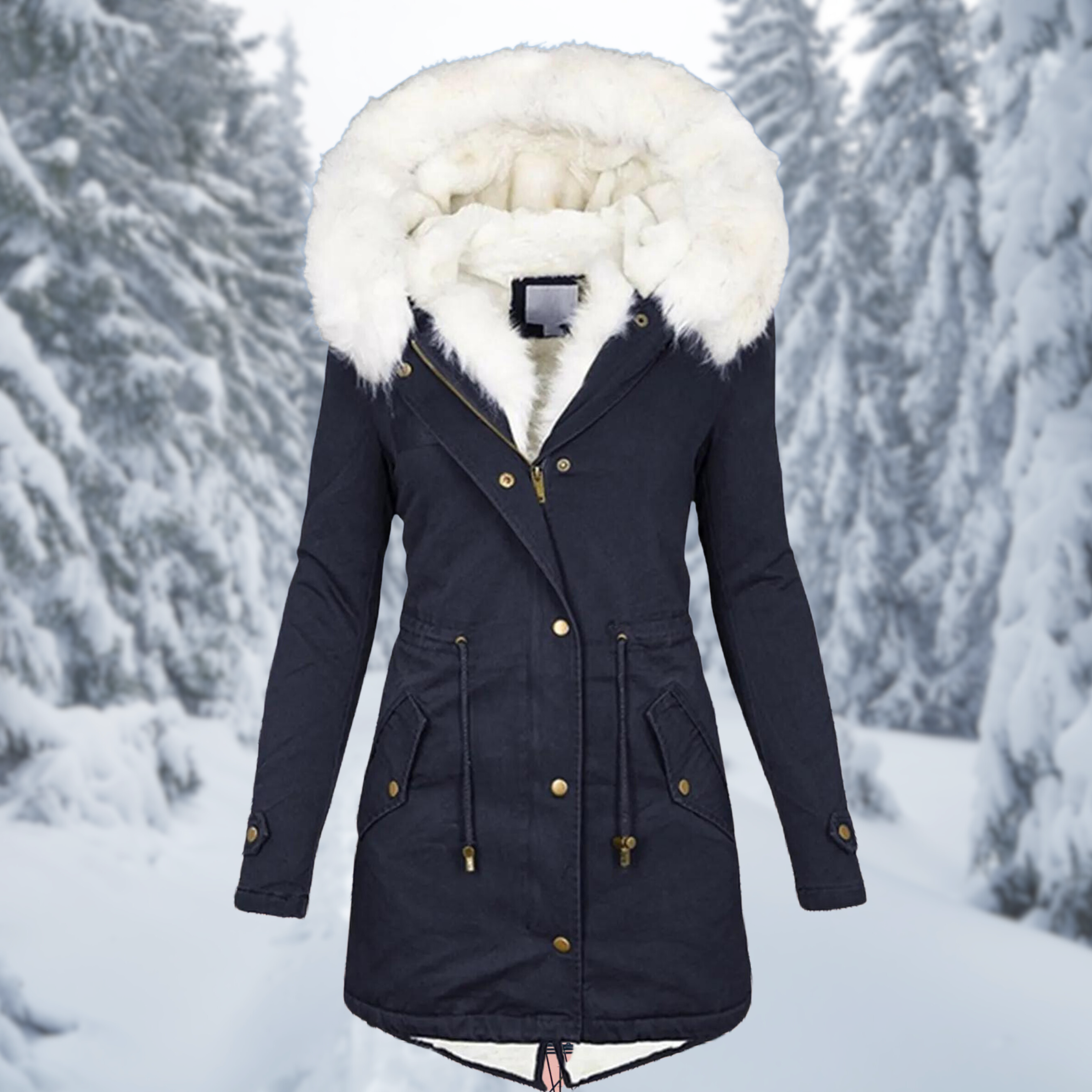 Valenzora | Warm Women's Mid-Length Winter Jacket