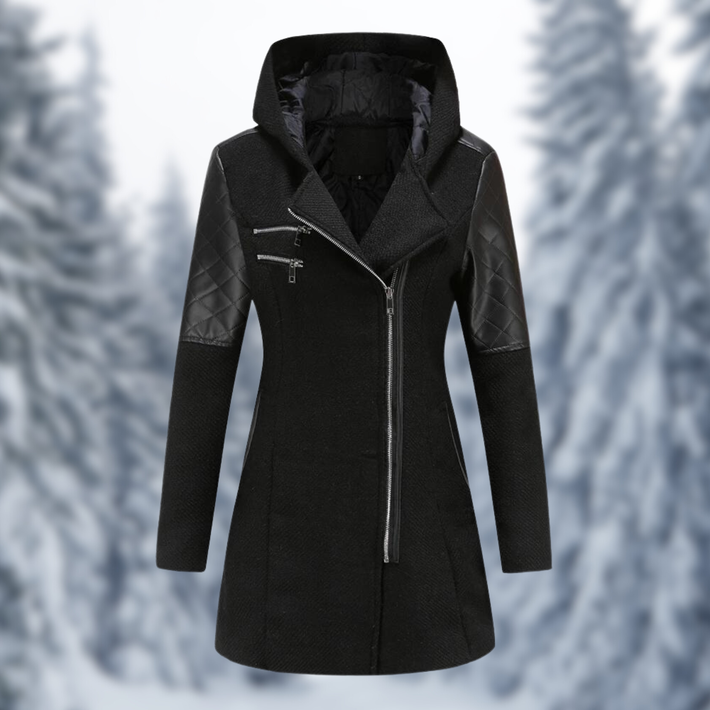 Valenzora | Women's Coat with Zipper